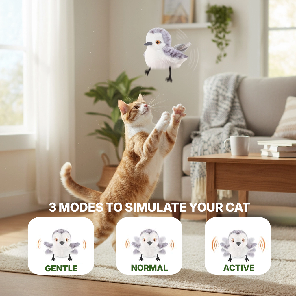 Toddln® flapping Bird Cat Toy